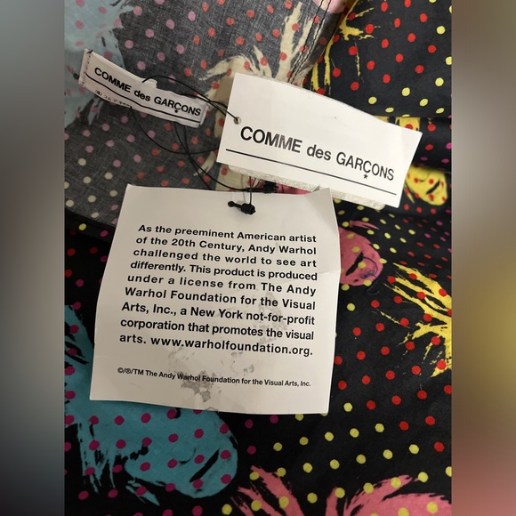COMME des GARÇONS Collaboration With Andy Warhol Vintage Designer Fabric NWT - Picture 6 of 6